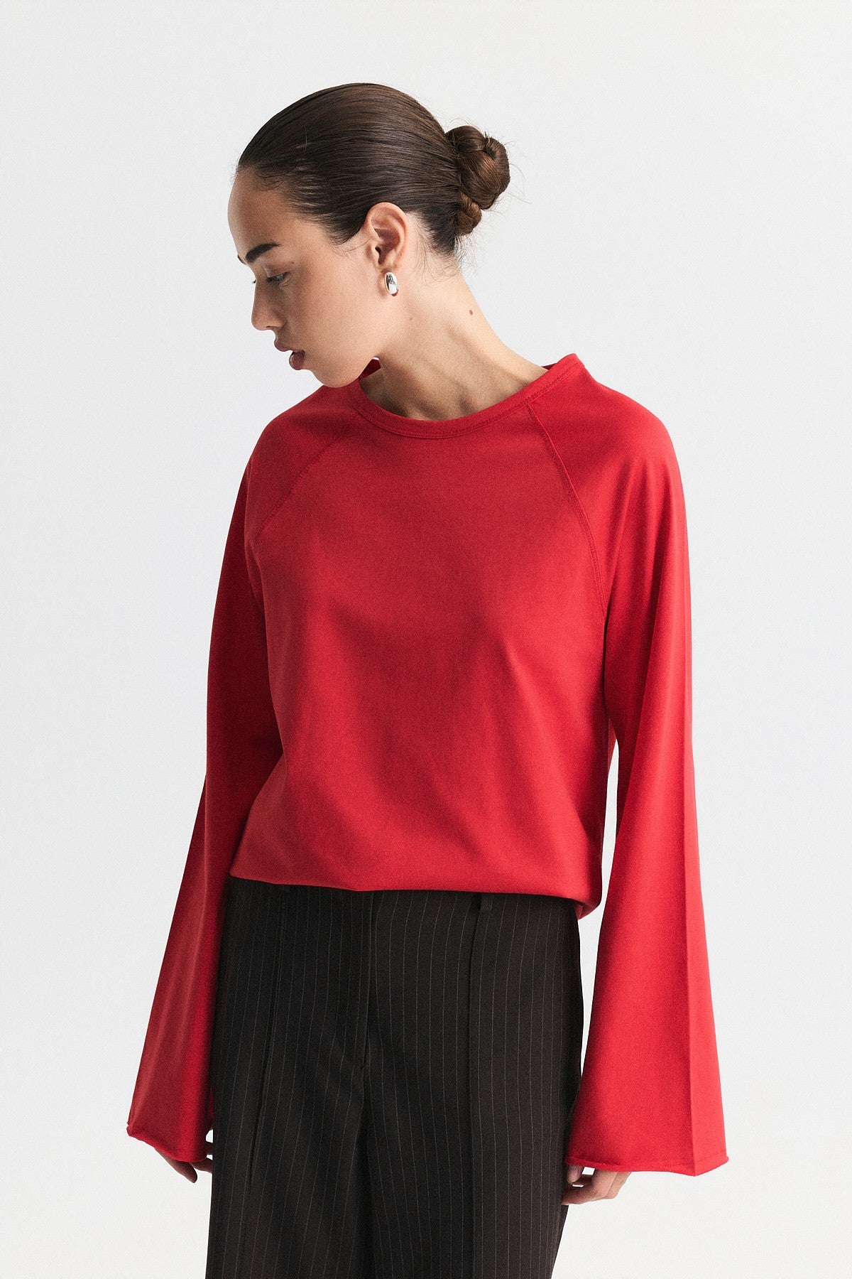 Uzun Kollu Basic T-Shirt