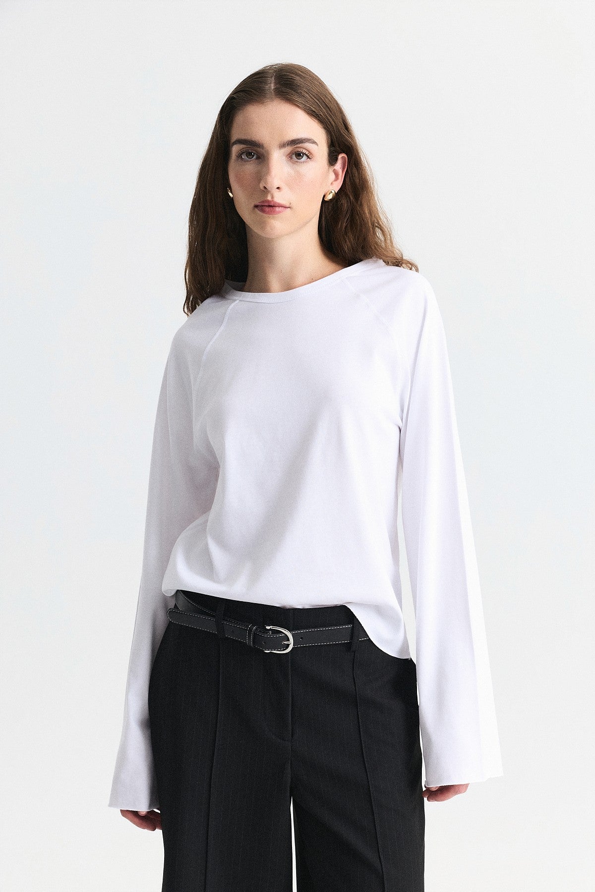 Uzun Kollu Basic T-Shirt