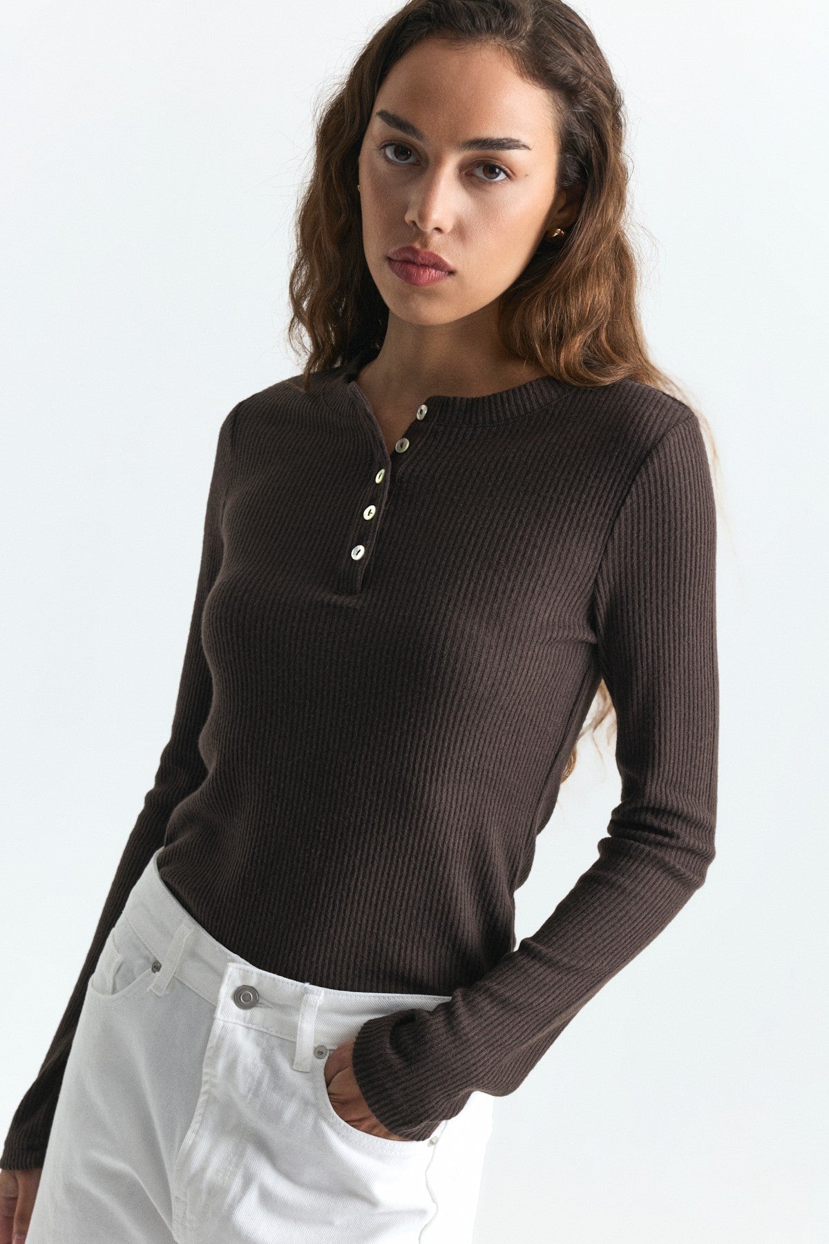 Henley Triko T-Shirt