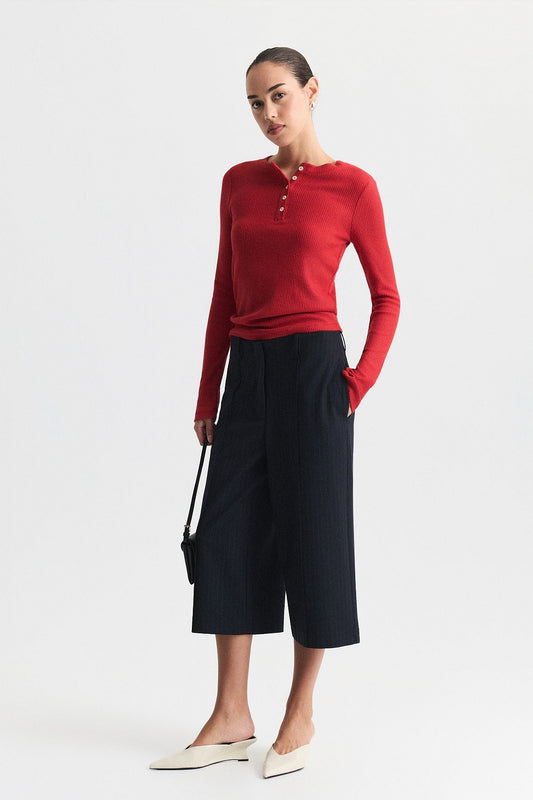 Henley Triko T-Shirt