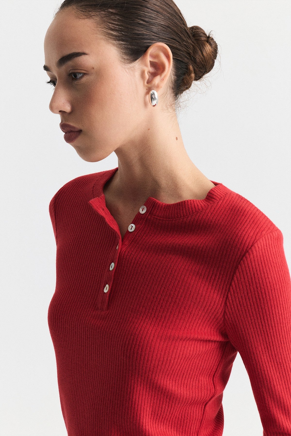 Henley Triko T-Shirt