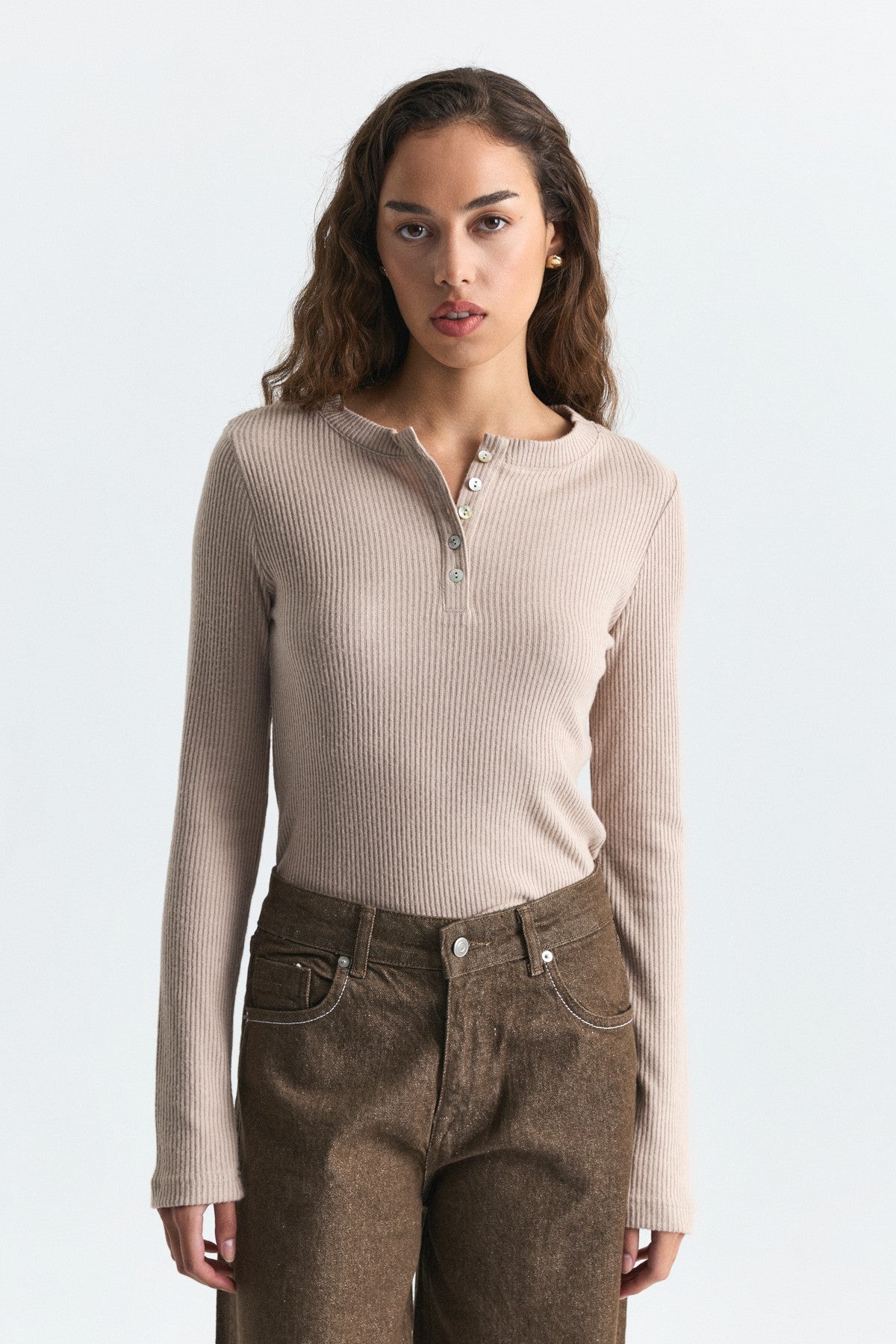Henley Triko T-Shirt