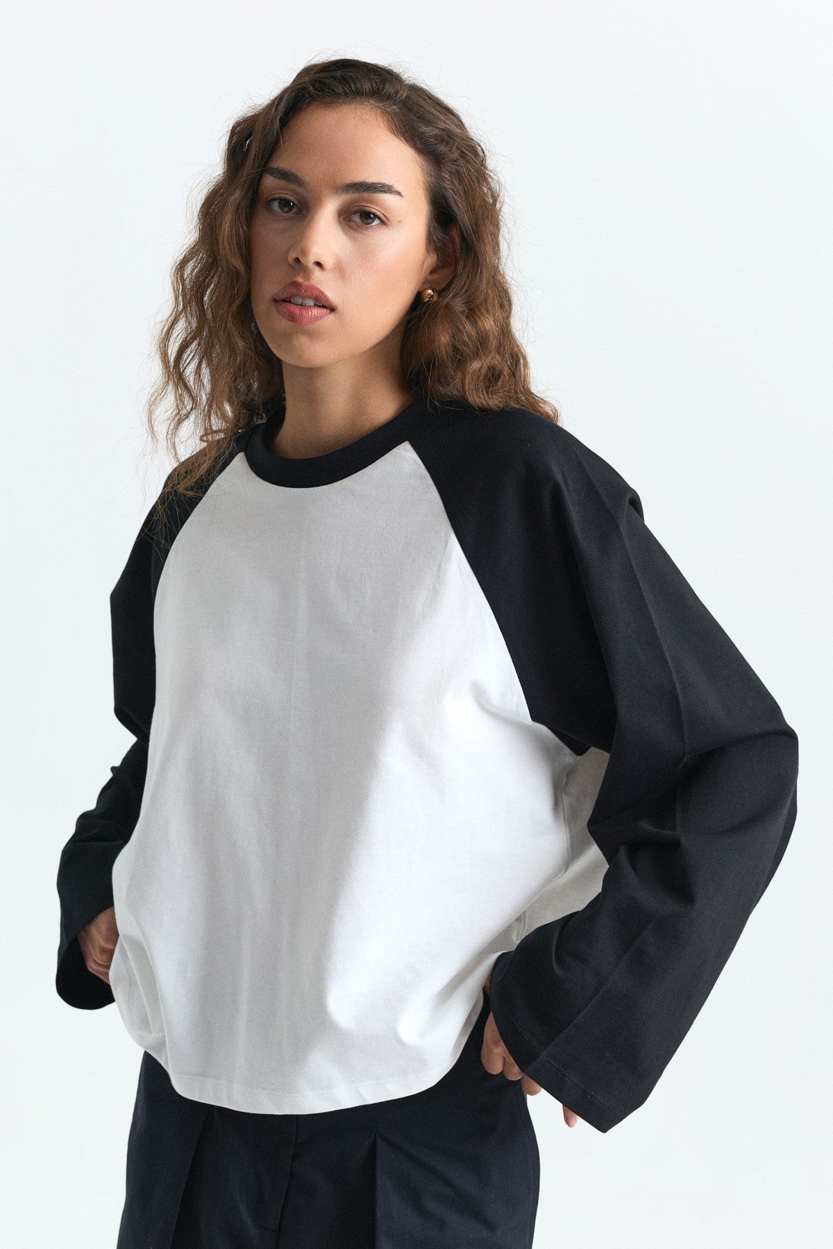 Reglan Kol Uzun Kollu T-Shirt