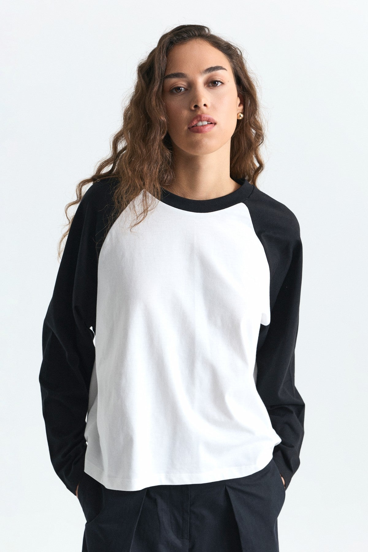 Reglan Kol Uzun Kollu T-Shirt