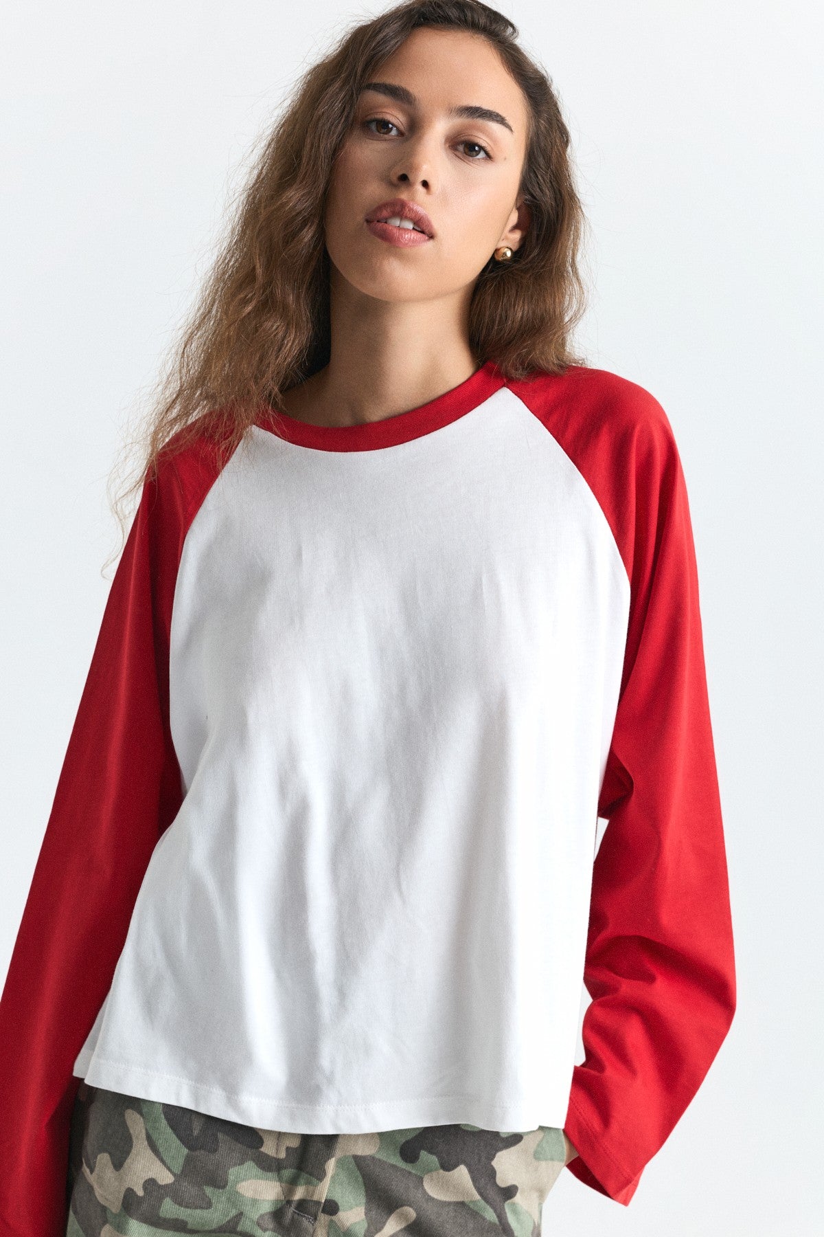 Reglan Kol Uzun Kollu T-Shirt