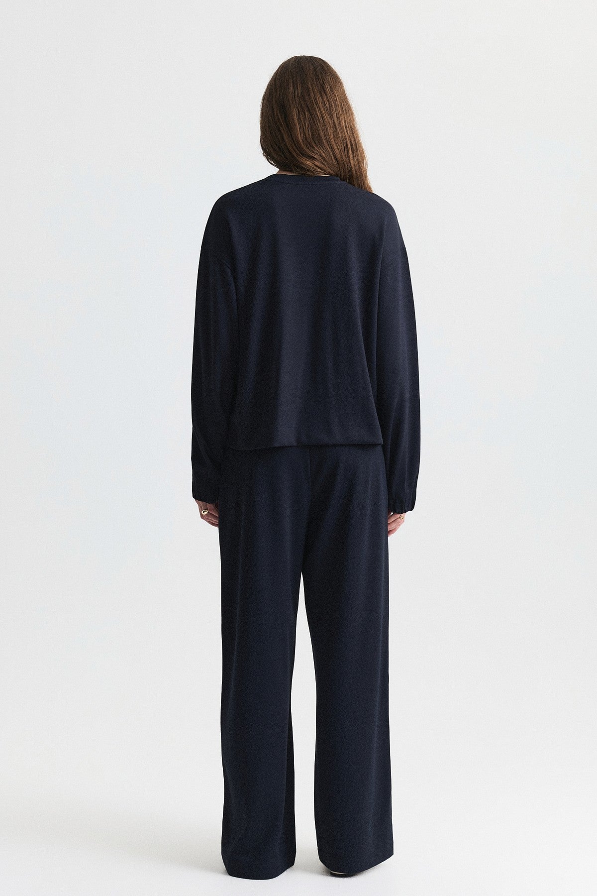 Bisiklet Yaka Sweatshirt ve Jogger Pantolon Takım